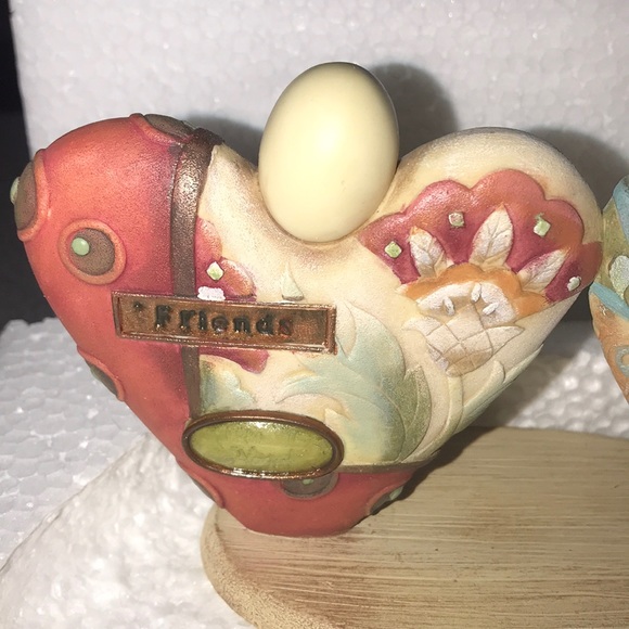 NWT Fríend double heart figurine by Karen Hahn - Picture 2 of 8
